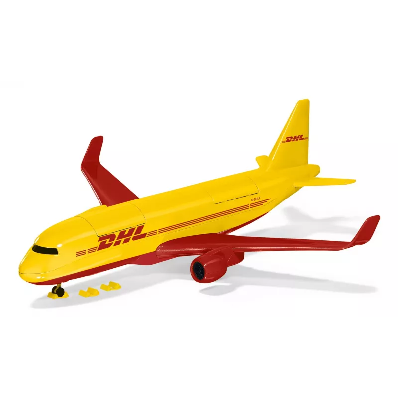 Siku avião de carga DHL com acessórios pré-montado