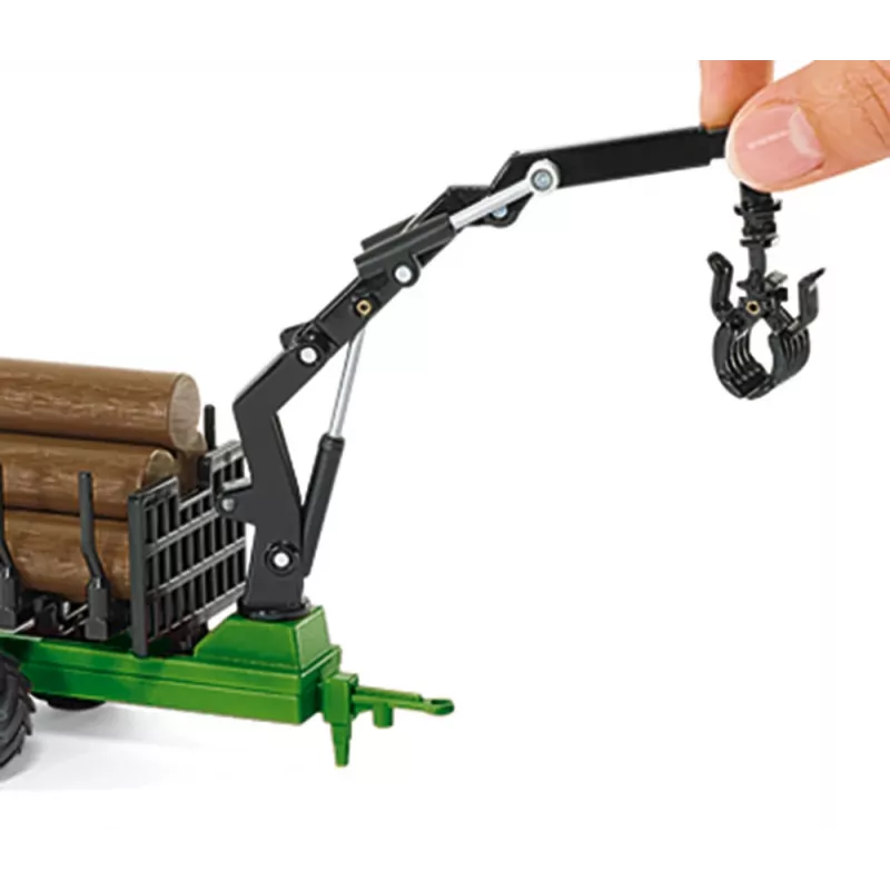 Brinquedo trator Siku 1954 — brinquedo de metal e plástico, castanho/verde, idade 3+
