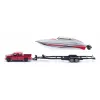Siku Ford F150 com barco a motor kit de modelo de automóvel pré-montado 1:50