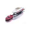 Siku Ford F150 com barco a motor kit de modelo de automóvel pré-montado 1:50