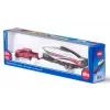 Siku Ford F150 com barco a motor kit de modelo de automóvel pré-montado 1:50