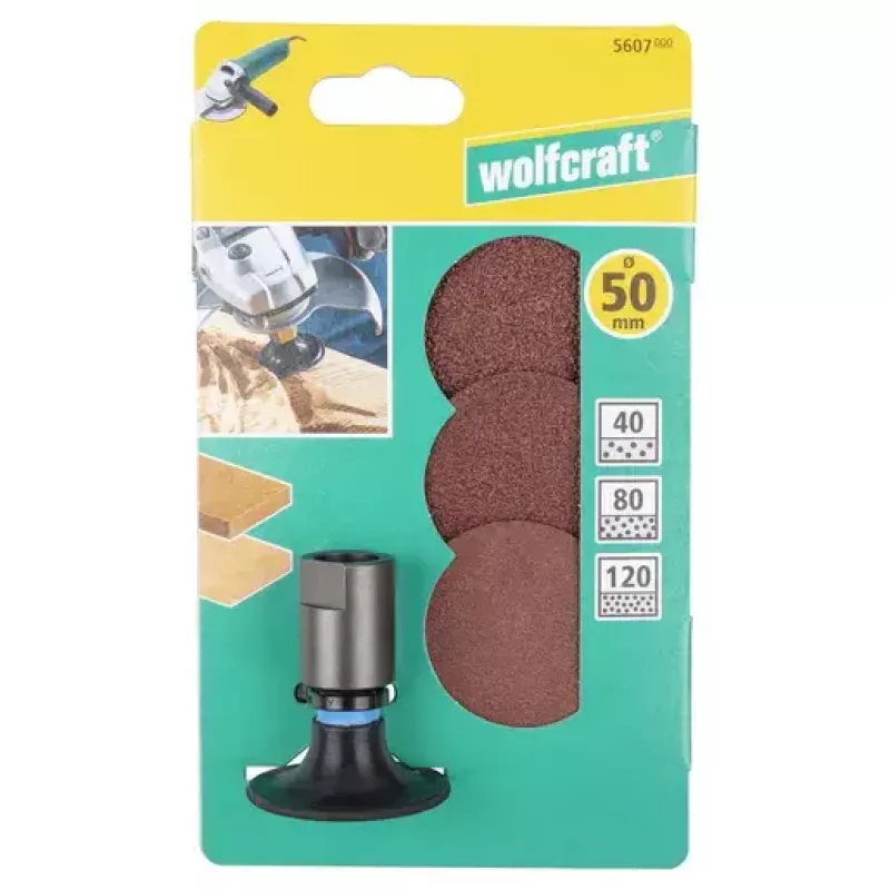 Disco de rebarbar Wolfcraft GmbH 5607000 adequado para metal madeira