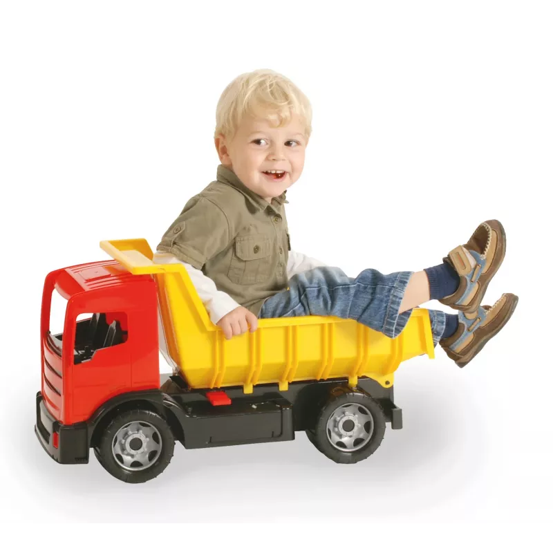 Camião Lena GIGA TRUCKS camião basculante azul vermelho sortido