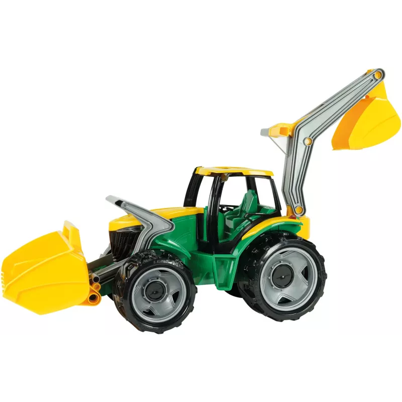 Trator Lena GIGA TRUCKS ZL-02080 com carregador frontal e escavadora