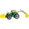 Trator Lena GIGA TRUCKS ZL-02080 com carregador frontal e escavadora