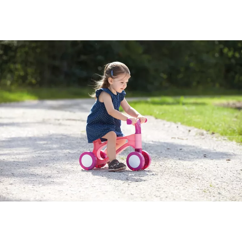 Trotinete de quatro rodas Lena My First Scooter rosa