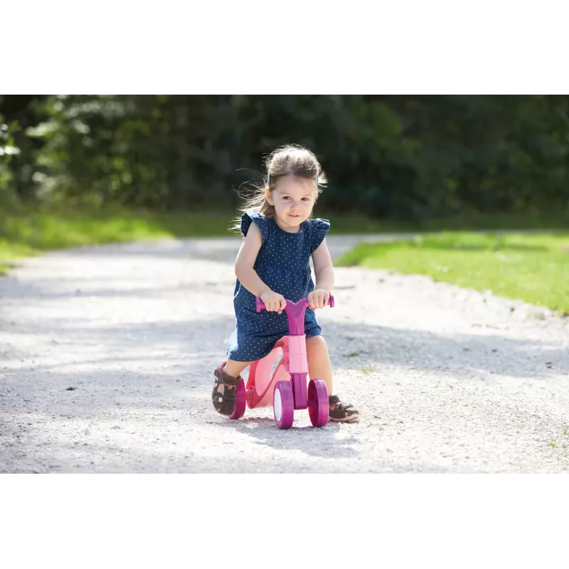 Trotinete de quatro rodas Lena My First Scooter rosa
