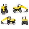 Escavadora de brincar Lena TRUXX SM04531, idade recomendada 2+, cinzento e amarelo