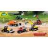 Escavadora de brincar Lena TRUXX SM04531, idade recomendada 2+, cinzento e amarelo