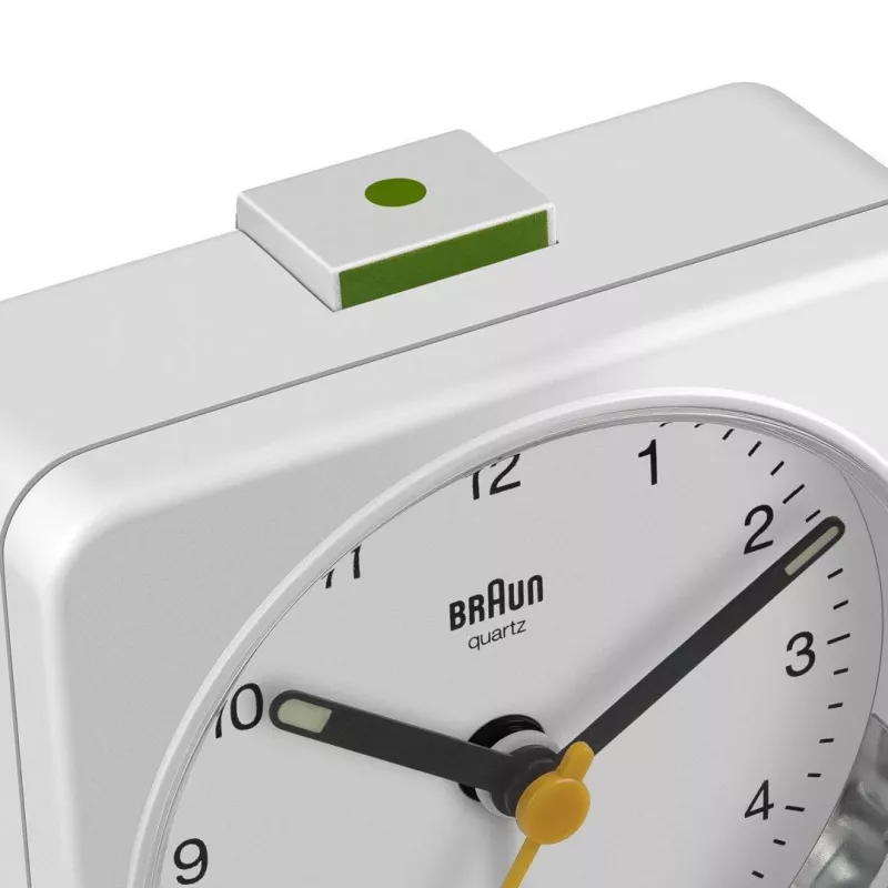 Despertador de quartzo Braun BC03W branco