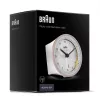 Despertador de quartzo Braun BC07 rosa, branco