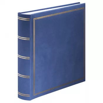 Álbum de fotografias Hama London azul 320 folhas 10 x 15 encadernação com fio