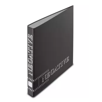 Ficheiro de anéis para negativos Hama A4 preto arquivador 290x325mm