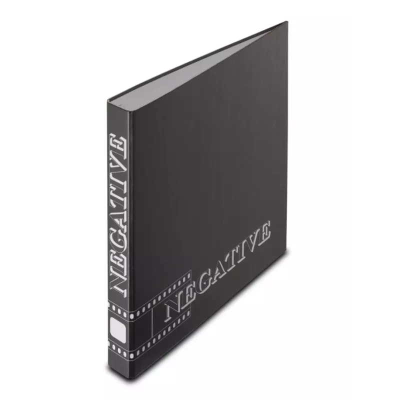 Ficheiro de anéis para negativos Hama A4 preto arquivador 290x325mm