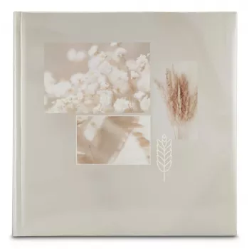 Álbum de fotografias Hama Singo II bege 400 folhas 10 x 15 encadernação