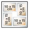 Álbum de fotografias Hama Singo II bege 400 folhas 10 x 15 encadernação