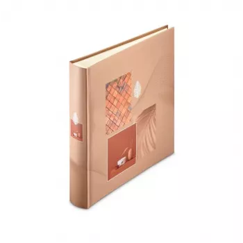 Álbum de fotografias Hama Singo II terracota 100 folhas encadernação