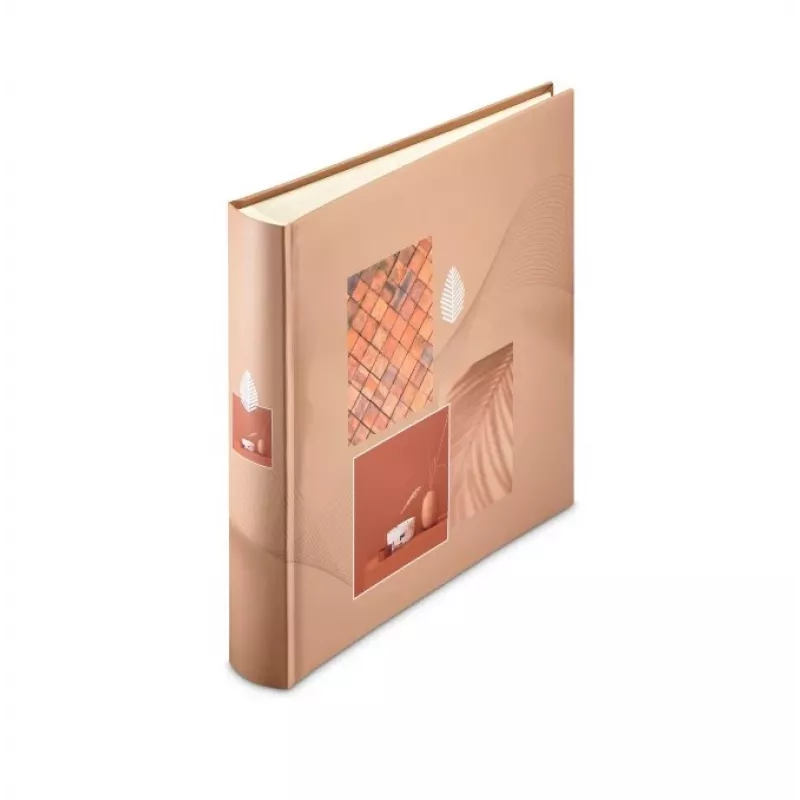 Álbum de fotografias Hama Singo II terracota 100 folhas encadernação