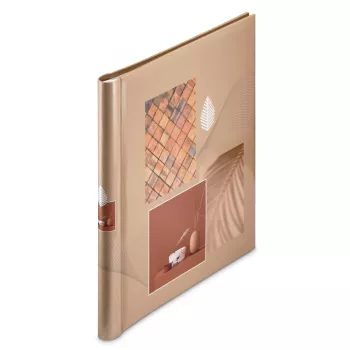 Hama Singo II álbum de fotografias autoadesivo, 28x31 cm, 20 páginas brancas, terracota (00007638)