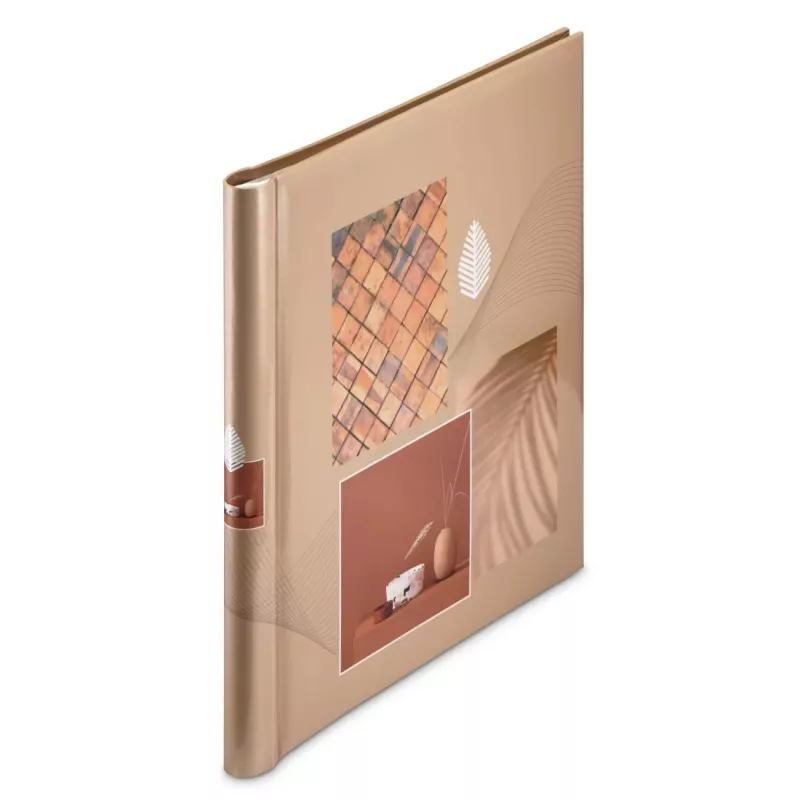 Hama Singo II álbum de fotografias autoadesivo, 28x31 cm, 20 páginas brancas, terracota (00007638)