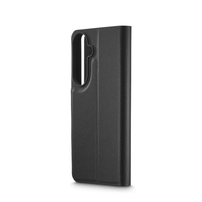 Capa tipo carteira HAMA para telemóvel para ecrãs de 17 cm (6,7 polegadas) — compatível com Samsung Galaxy S26+, preto, 2 compartimentos para cartões, suporte de mesa