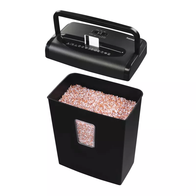 Destruidora de papel Hama Premium M8 corte micro 68 dB 22 cm preto