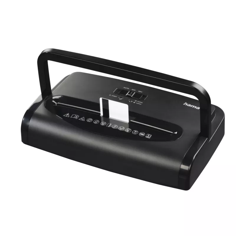 Destruidora de papel Hama Premium M8 corte micro 68 dB 22 cm preto