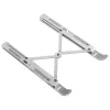 Suporte para portátil Hama em alumínio prateado 39,1 cm (15,4 polegadas)