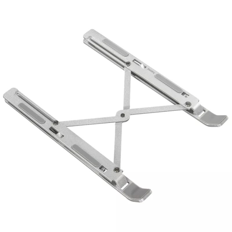 Suporte para portátil Hama em alumínio prateado 39,1 cm (15,4 polegadas)