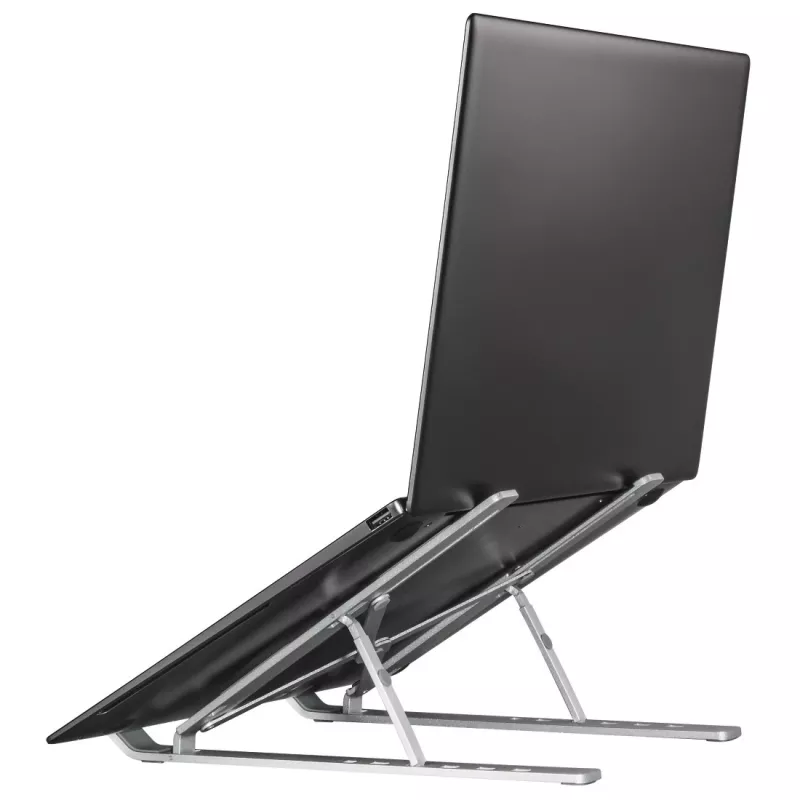 Suporte para portátil Hama em alumínio prateado 39,1 cm (15,4 polegadas)