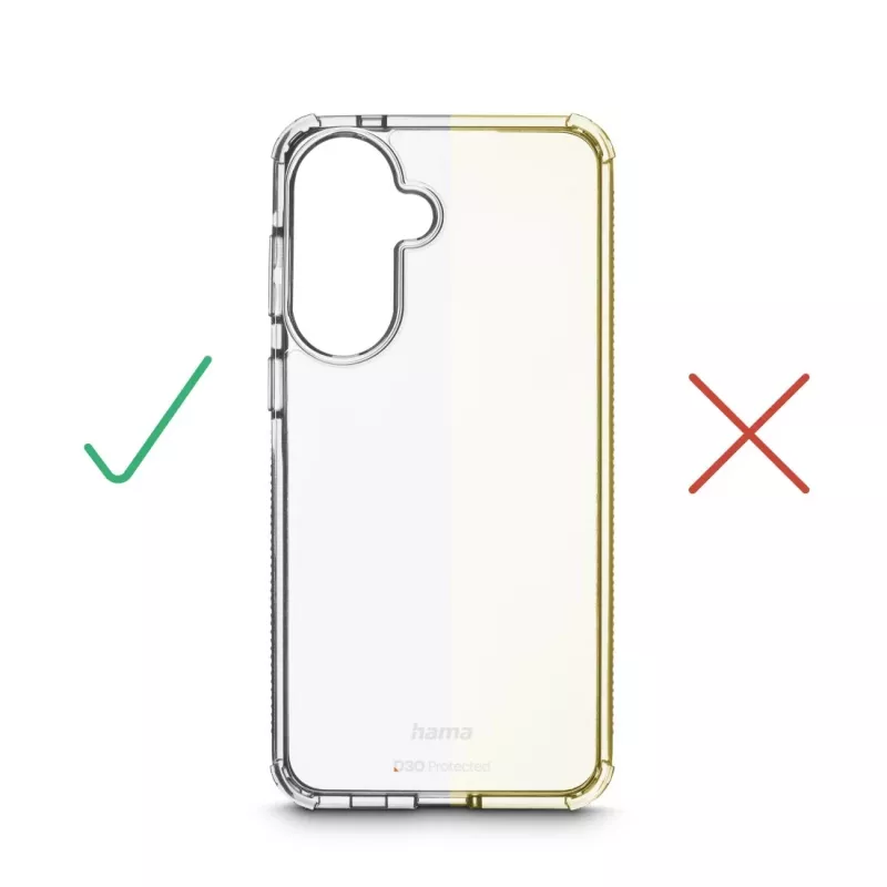 Capa para telemóvel HAMA 00080333 transparente — capa de proteção em TPU para smartphone