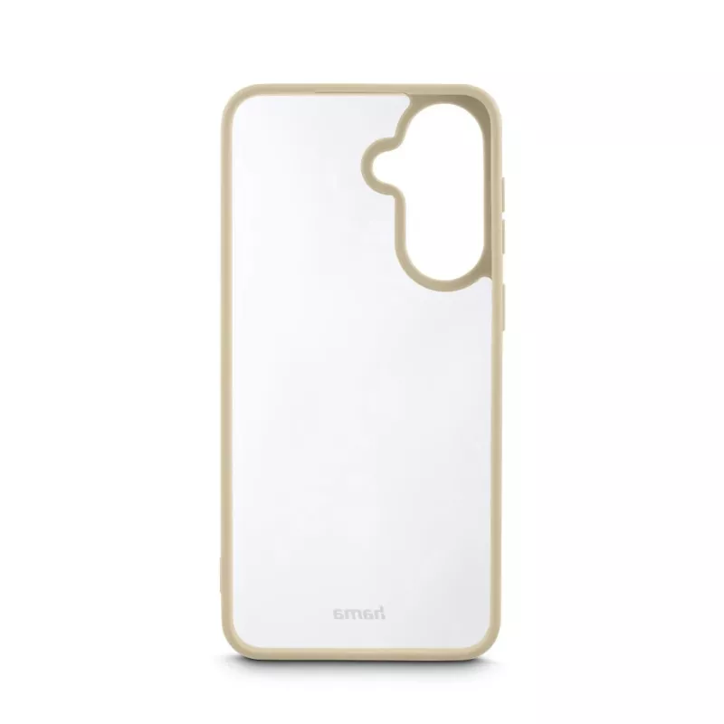 Capa para telemóvel HAMA Frame Protect para Samsung Galaxy A57 5G – tipo de capa, compatível com ecrã de 17 cm (6,7 polegadas), bege transparente