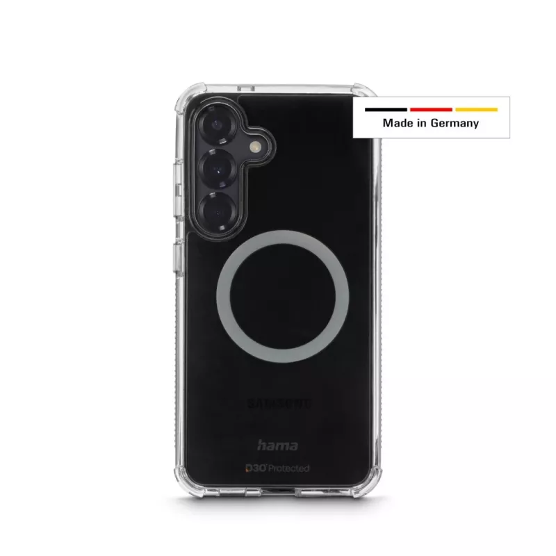 Capa para telemóvel HAMA Extreme Protect para Samsung Galaxy S25 FE, 17 cm (6,7 polegadas), transparente