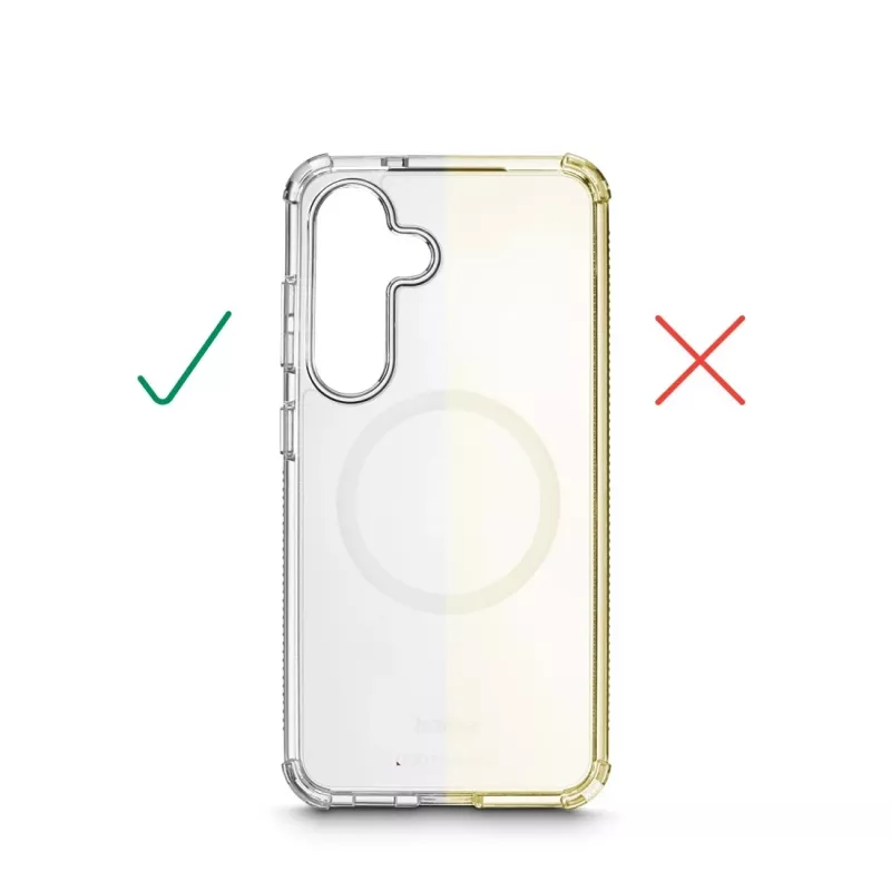 Capa para telemóvel HAMA Extreme Protect para Samsung Galaxy S25 FE, 17 cm (6,7 polegadas), transparente