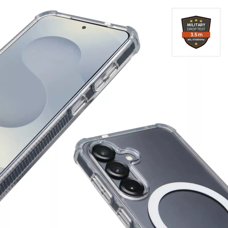 Capa para telemóvel HAMA Extreme Protect para Samsung Galaxy S25 FE, 17 cm (6,7 polegadas), transparente