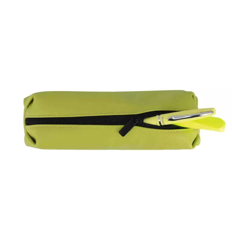 Estojo de lápis Herlitz Origami Apple poliuretano macio verde 200x65x35mm