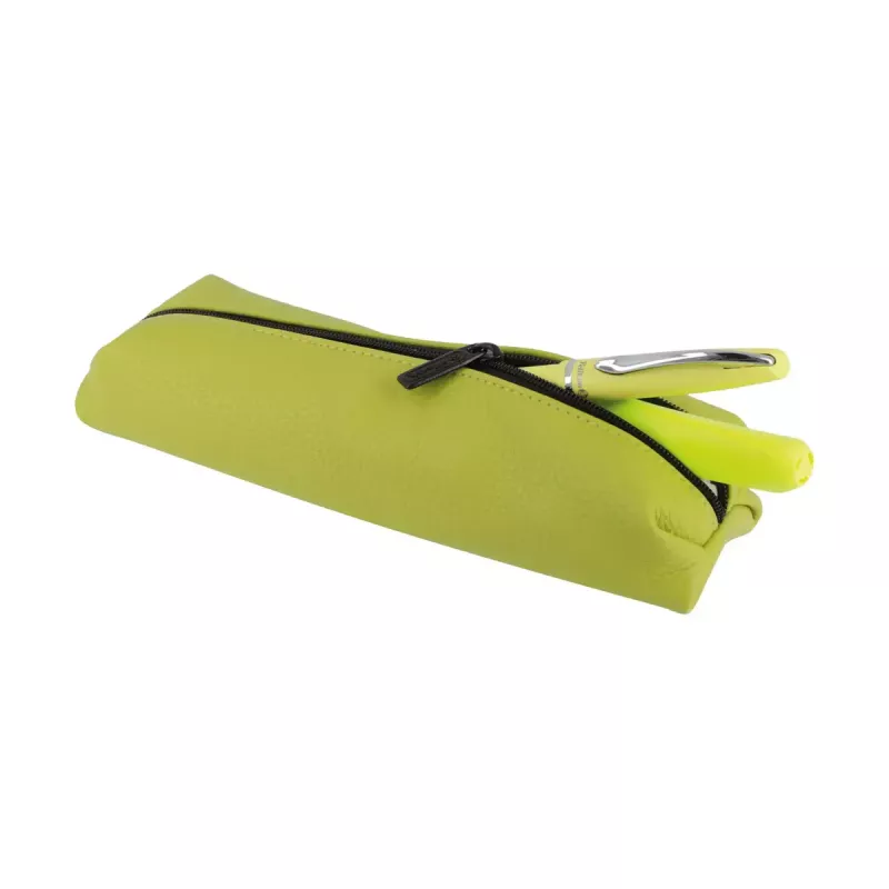 Estojo de lápis Herlitz Origami Apple poliuretano macio verde 200x65x35mm
