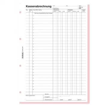 Livro de formulários de contabilidade Herlitz 882415 A4 100 páginas