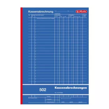 Livro de formulários de contabilidade Herlitz 882415 A4 100 páginas