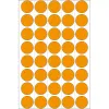 Etiquetas multiusos HERMA 2254 laranja vivo 19 mm redondas