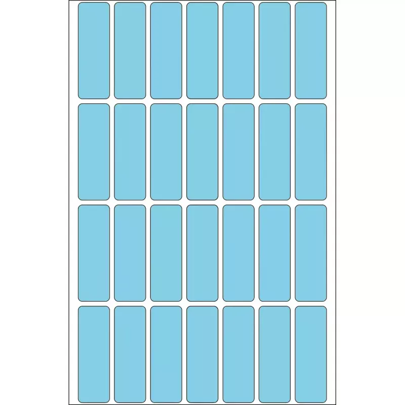 Etiquetas multiusos HERMA 13x40 mm azul papel mate escrita à mão