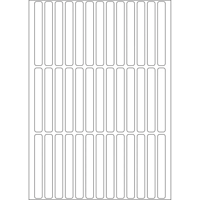 Etiquetas multiusos HERMA 6x50 mm branco papel mate 1248 unidades