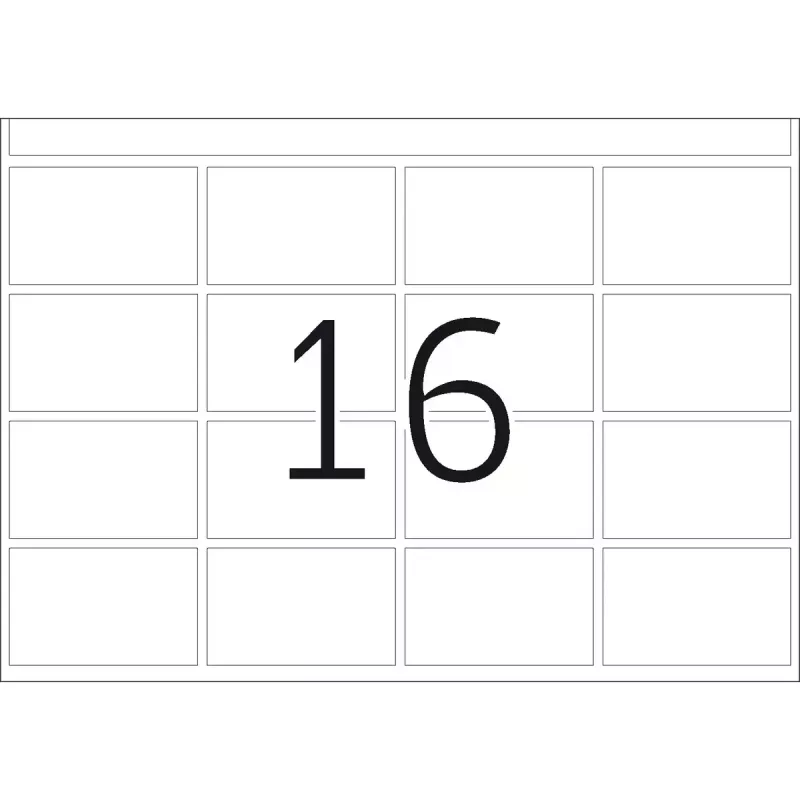 Etiquetas para máquinas de impressão HERMA DP1 25x40 mm branco papel mate