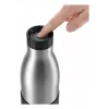 EMSA Bludrop Sleeve N3110500 garrafa de água fitness, desporto 500 ml aço inoxidável preto, aço inoxidável