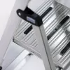 Escadote de degraus em alumínio Krause Corda 5 degraus, altura máxima 300 cm, capacidade de carga 150 kg, 4,1 kg