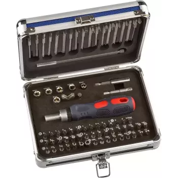 Conjunto de bits para chave de fendas KWB 106800 63 peças
