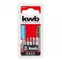 Conjunto de bits para chave de fendas KWB 128540 — 5 unid., pontas planas, 28 mm