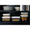 Caixa de armazenamento de alimentos ZWILLING FRESH & SAVE retangular 0,9 L, recipiente de vidro com tampa de plástico com fecho, adequada para forno/micro-ondas/frigorífico