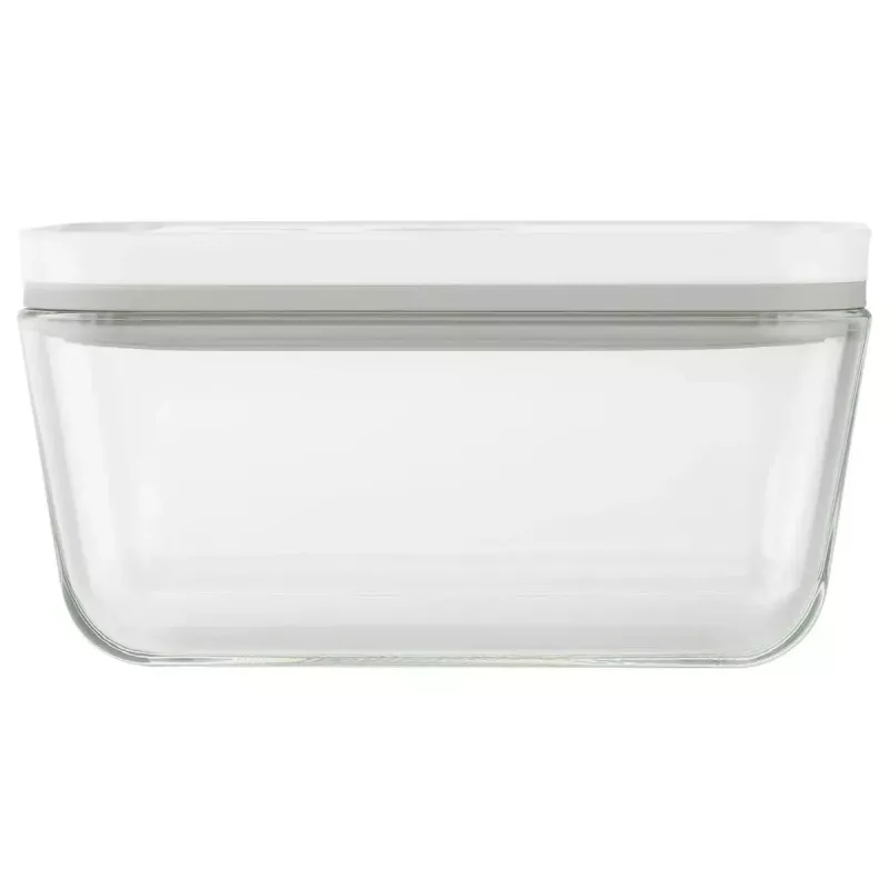 Caixa de armazenamento de alimentos ZWILLING FRESH & SAVE retangular 0,9 L, recipiente de vidro com tampa de plástico com fecho, adequada para forno/micro-ondas/frigorífico