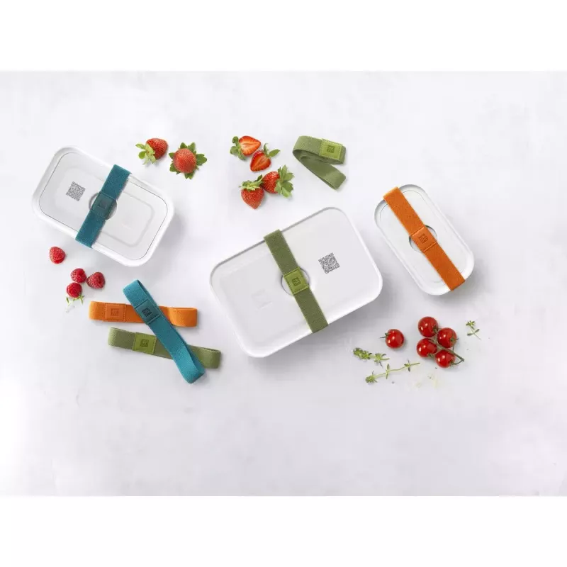 Caixa de conservação ZWILLING FRESH & SAVE retangular vidro 1,6 L, tampa de plástico com fecho, adequada para forno/micro-ondas